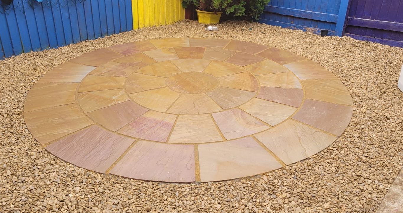 Small garden make over in November last year. #sandstone #pgsstamford #landscaping #stamford