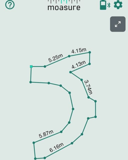 Measuring irregular areas made easy with #moasure #pgsstamford #landscaping #sitesurvey
