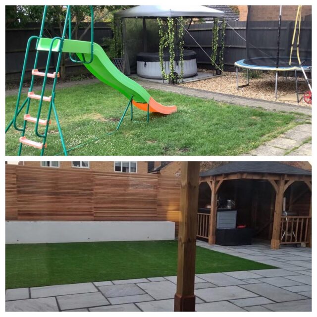 Before and after from our recent project. #pgsstamford #landscaping
