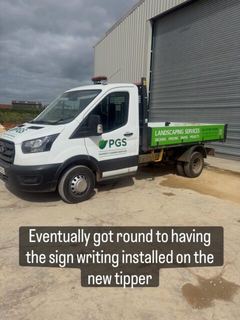 New van has been sign written #pgsstamford #landscaping #stamford